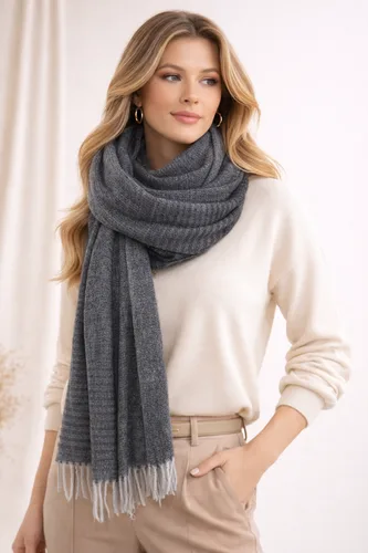 צעיף צמר רך ואופנתי