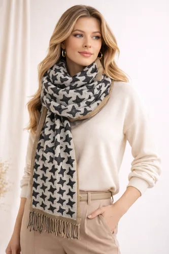 צעיף צמר רך ואופנתי