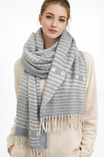 צעיף צמר רך ואופנתי